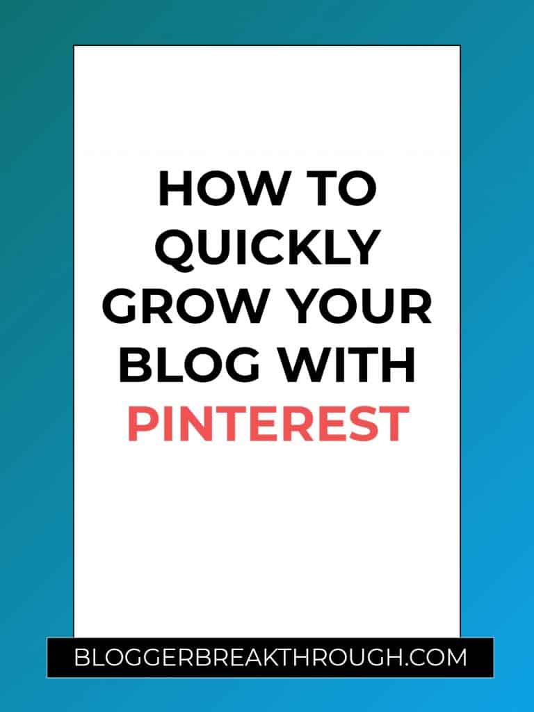 How to Quickly Grow Your Blog With Pinterest