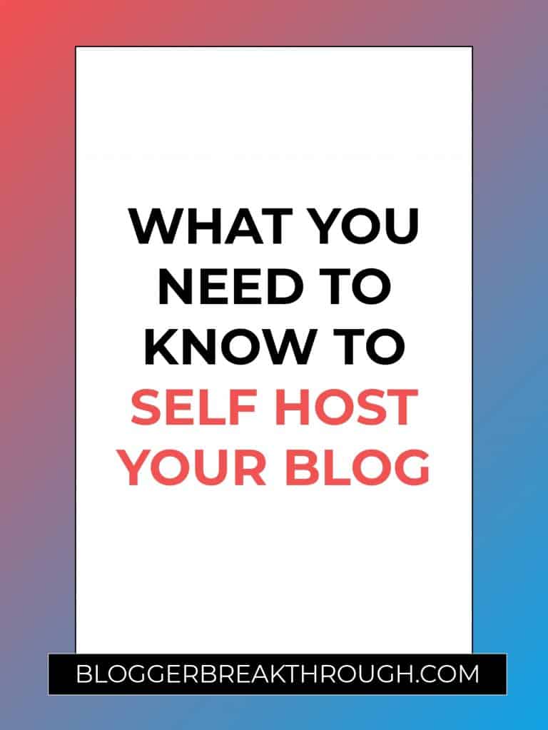 What You Need to Know to Self Host Your Blog