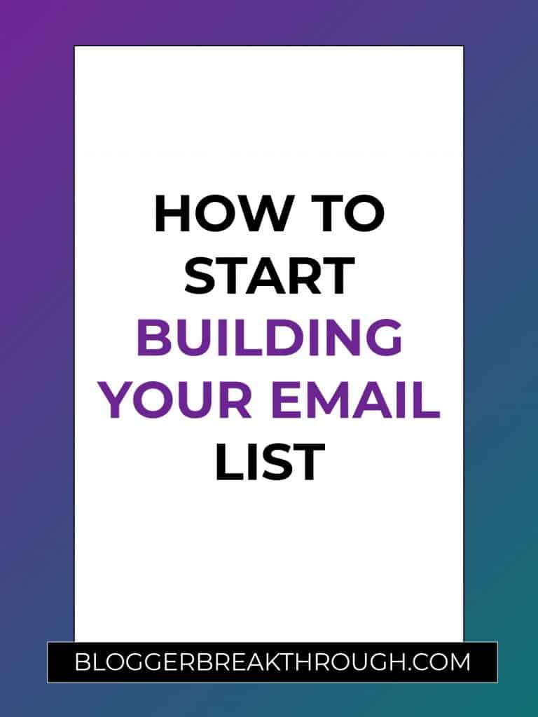 How to Start Building Your Email List