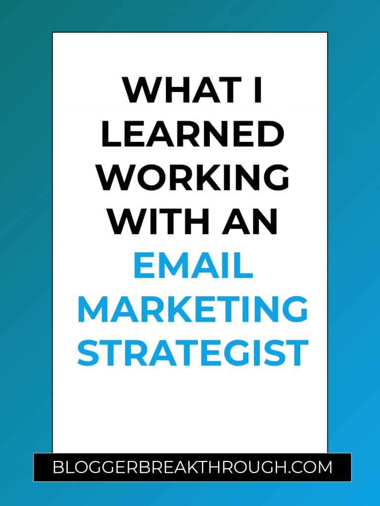 What I Learned Working with an Email Marketing Strategist