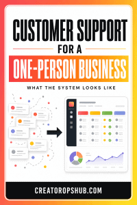 What a Customer Support System Looks Like for a One-Person Business